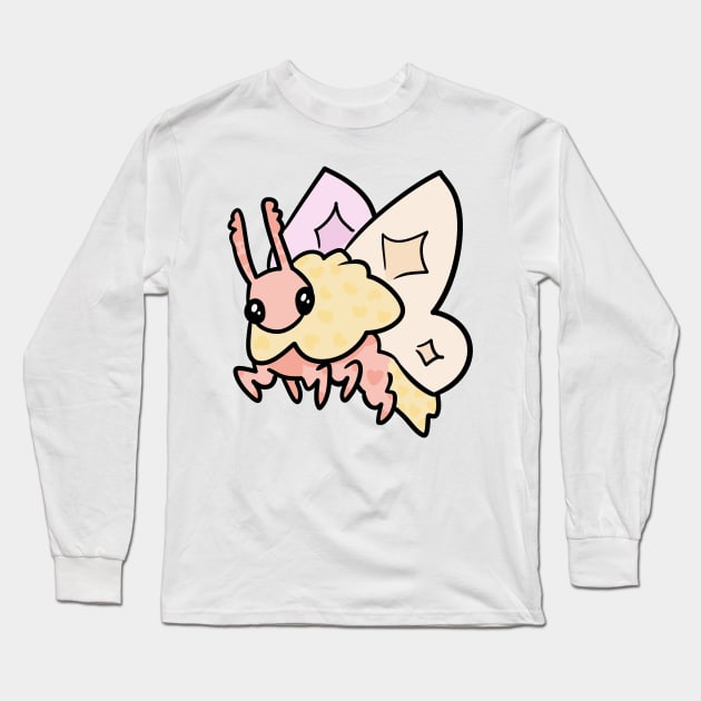 Cutie Moth Long Sleeve T-Shirt by Jossly_Draws